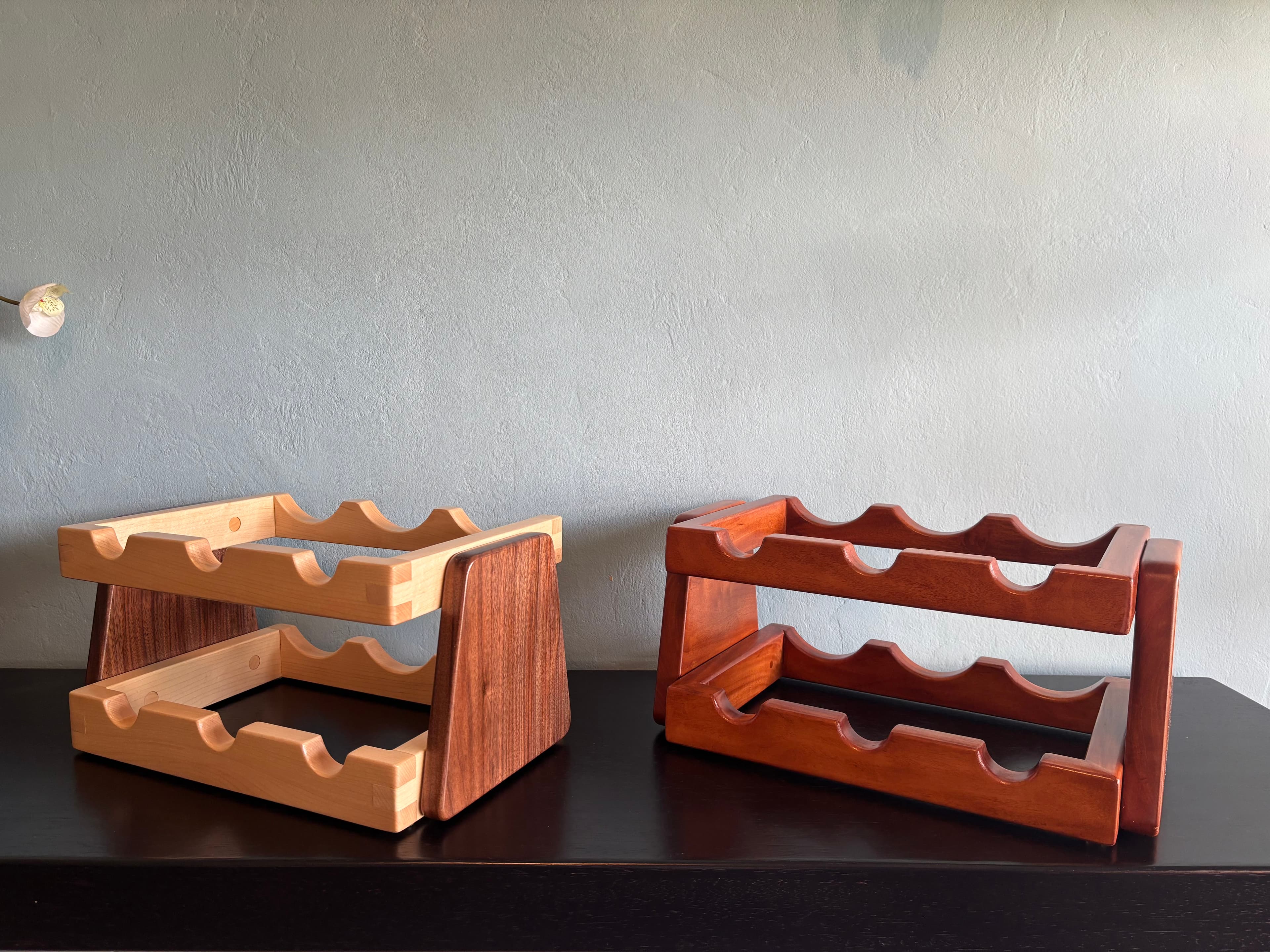 Both racks side by side